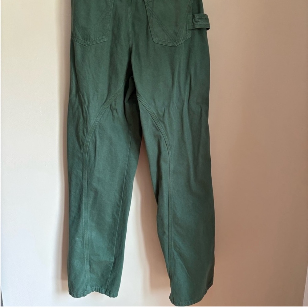 NA-KD NWT Green Utility Jeans - Picture 2 of 9